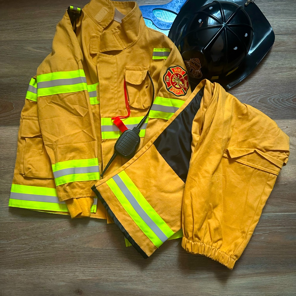 COPY - Firefighter costume Size 7/8 Adjustable Hat